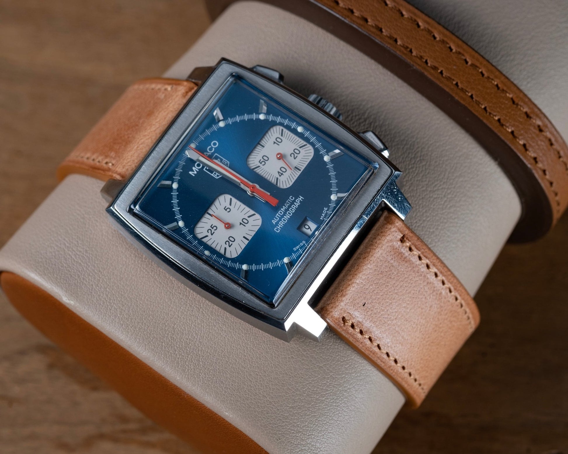 Watch Strap tag heuer buckle compatible tuscany camel - Atelier romane