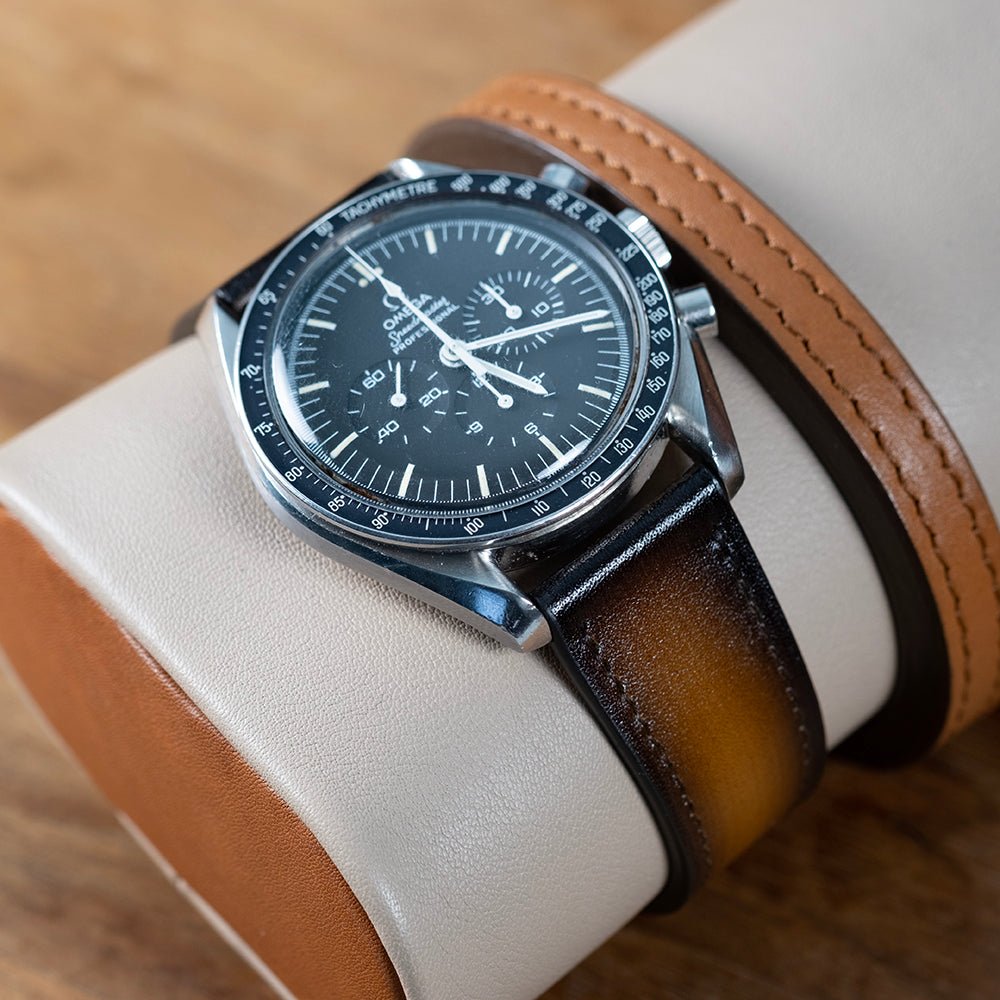 Watch StrapHand made patina cognac - Atelier romane