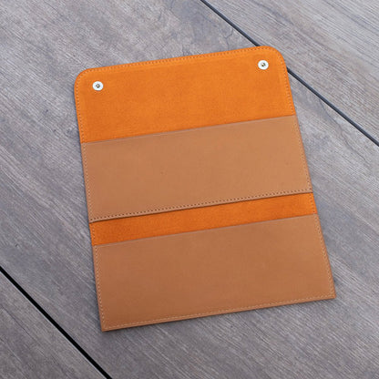 Pochette souple 2 montres naturel - Atelier romane